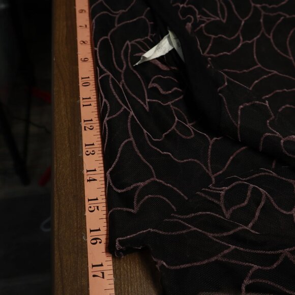 Gaze USA Sheer Mesh Tee Womens S Black 90s Vtg Grunge Y2K Emo Feminine Alt Dark - Picture 6 of 10